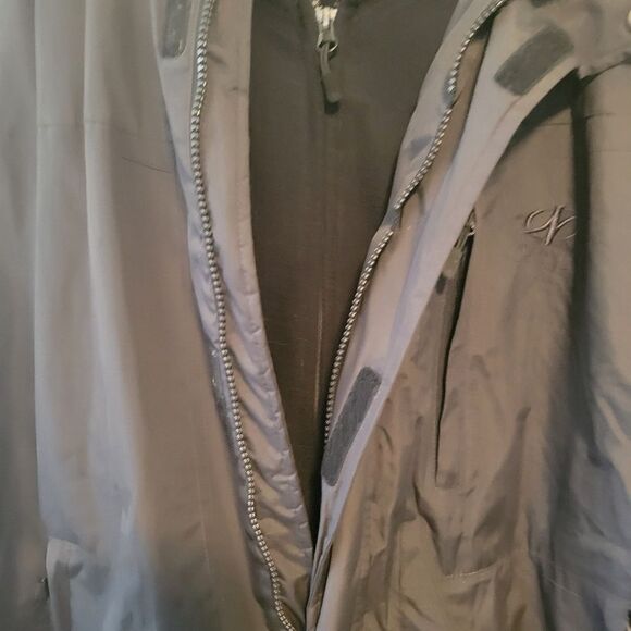 Nordic Track Men's Black Winter Coat Two Layer Zip Size Small - Picture 3 of 8